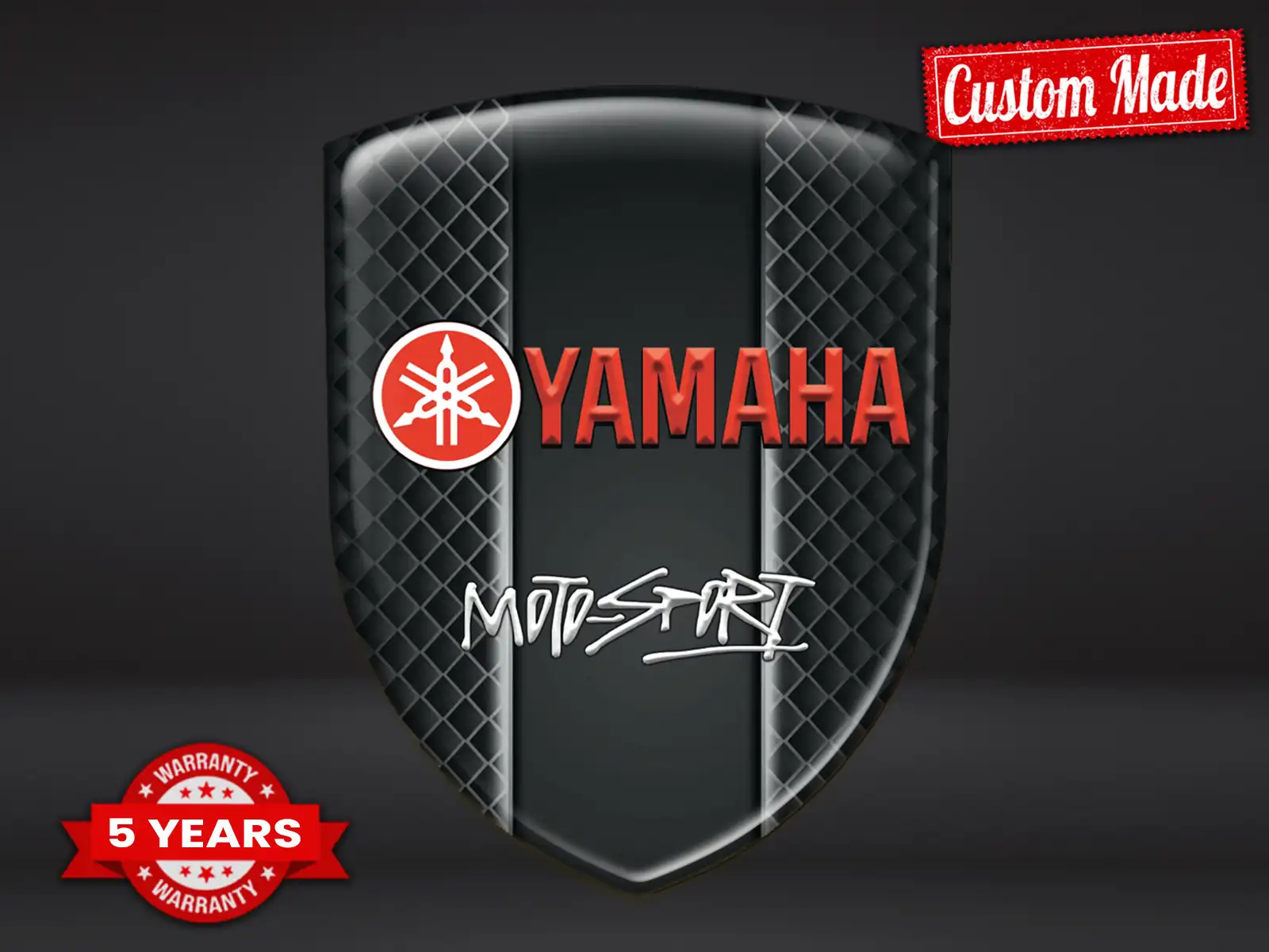 Yamaha Adesivi Logo su Misura Universali Premium Regolabili